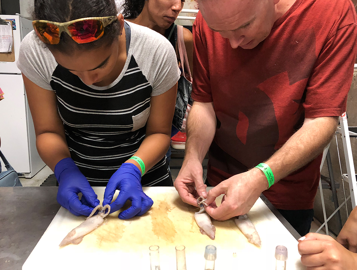 Students experience hands on benefits at SeaQuest