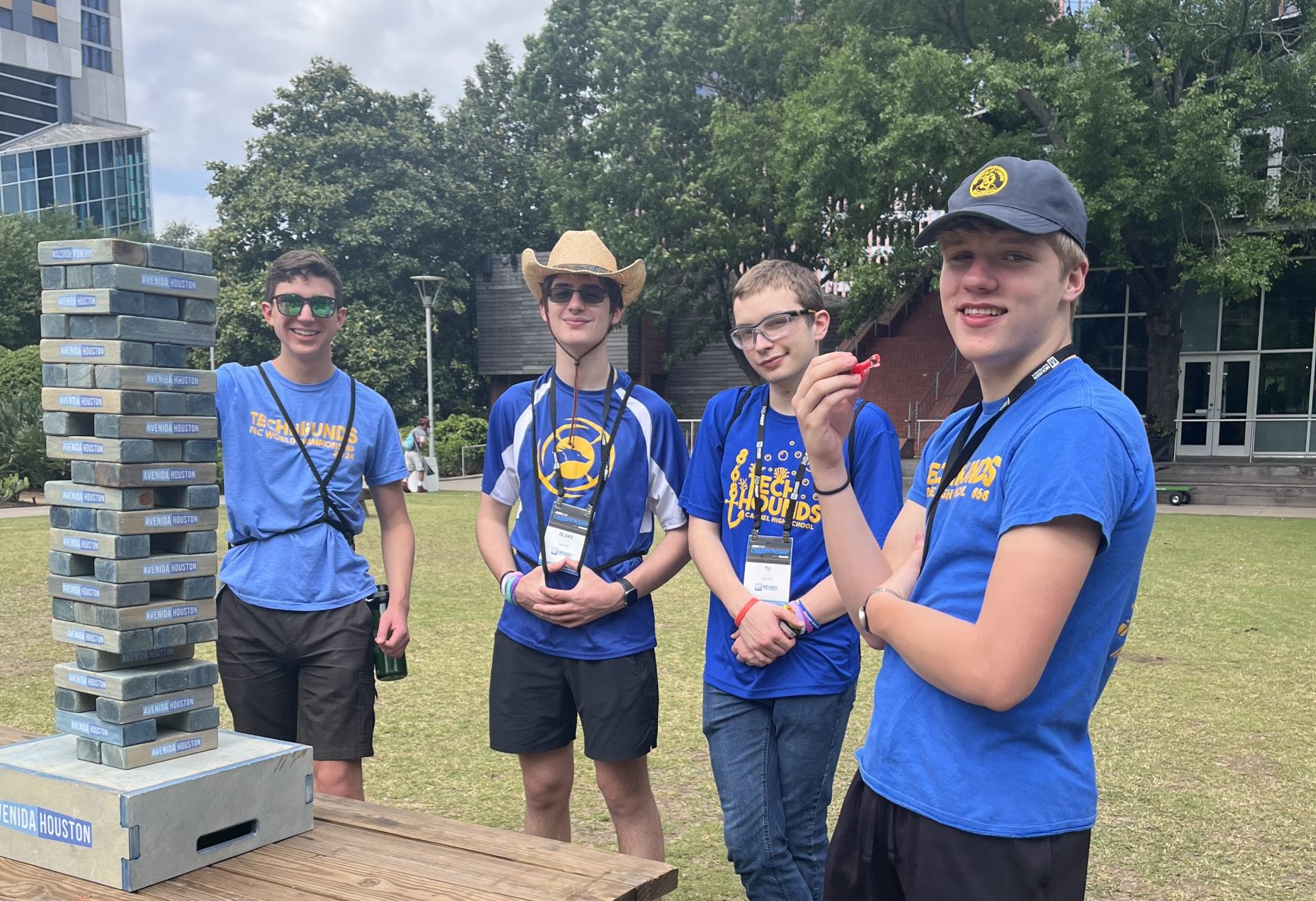 The 868 TechHOUNDS from Carmel HS (IN) traveled with Educational Destinations to compete in the 2025 FIRST Robotics Competition (FRC).