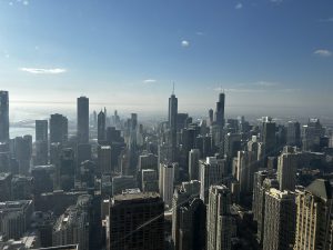 view from the top of John Hancock Tower
