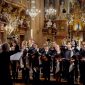 choir singing in a church