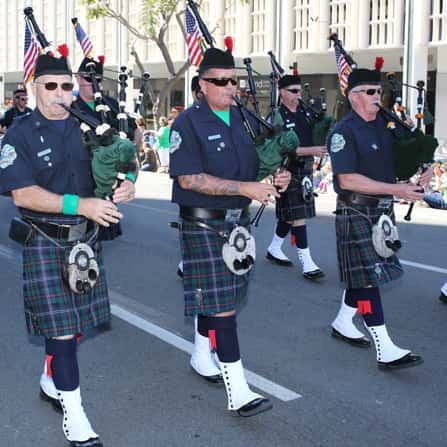 San Diego St. Patrick's Day Parade Marching Band Tours
